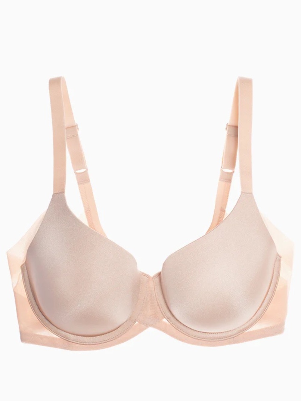 New Wacoal 36DD Women's Ultimate Side Smoother Underwire T-Shirt Bra in Sand